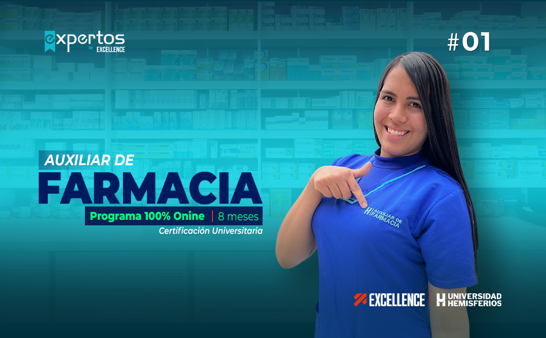 AUXILIAR DE FARMACIA ONLINE 01 - Expertos by Excellence