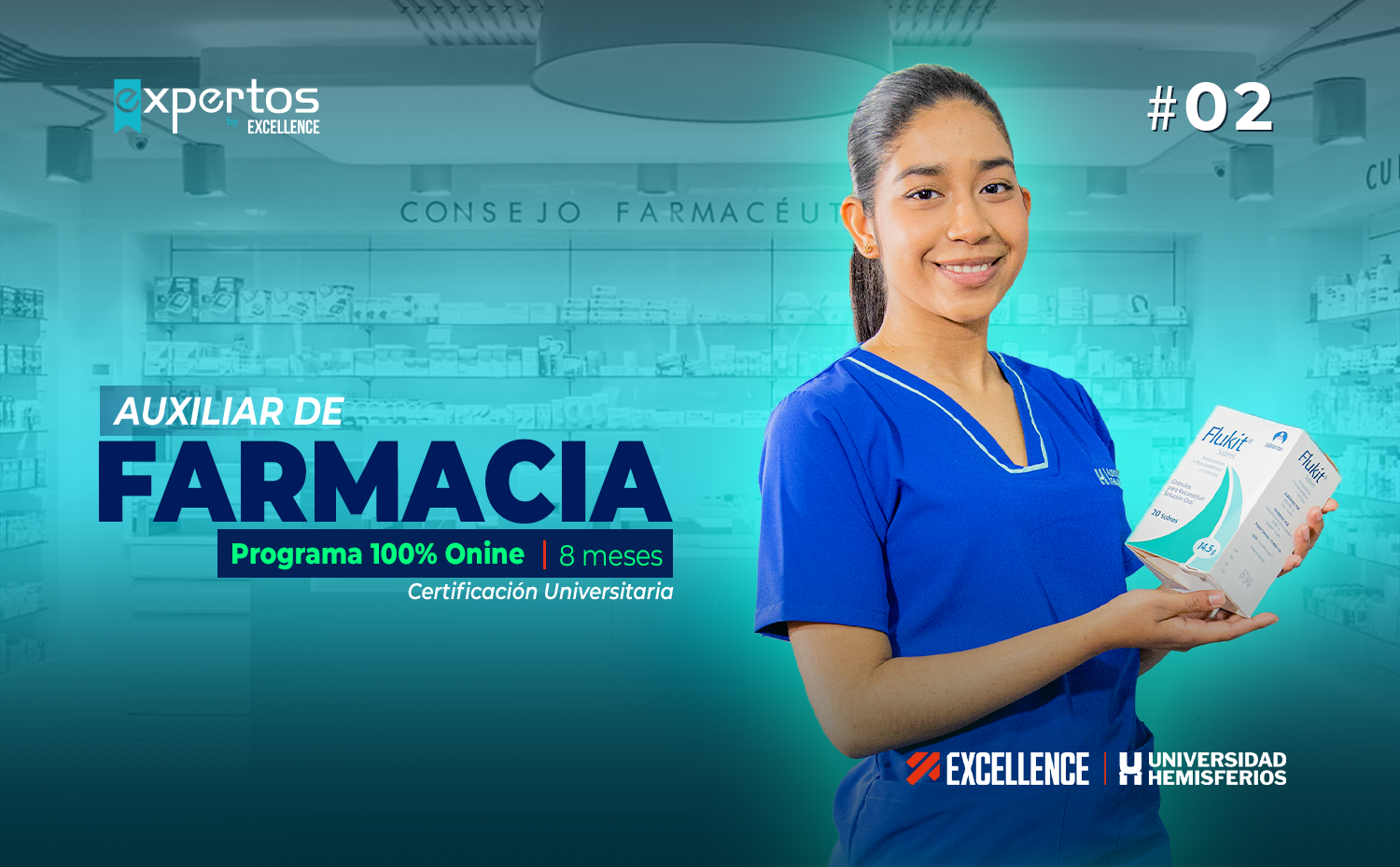 AUXILIAR DE FARMACIA ONLINE 02 - Expertos by Excellence.