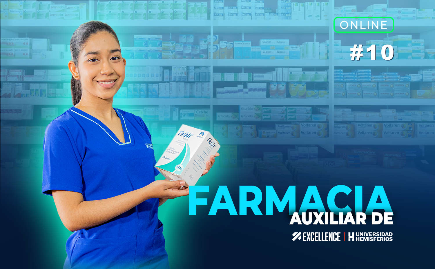 AUXILIAR DE FARMACIA ONLINE 10 - EXCELLENCE 